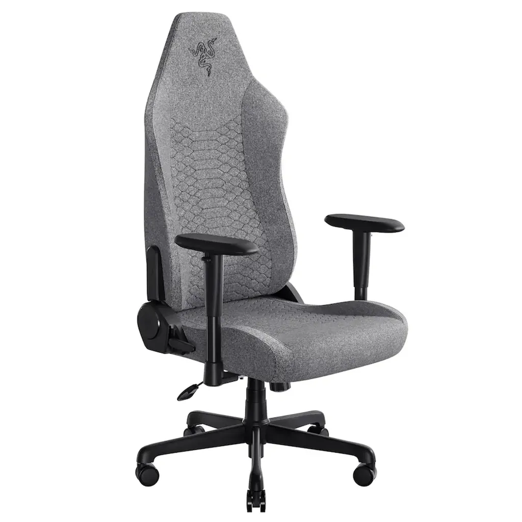 Razer Iskur V2 X Gaming Chair w Integrated Lumbar Support - Light Gray