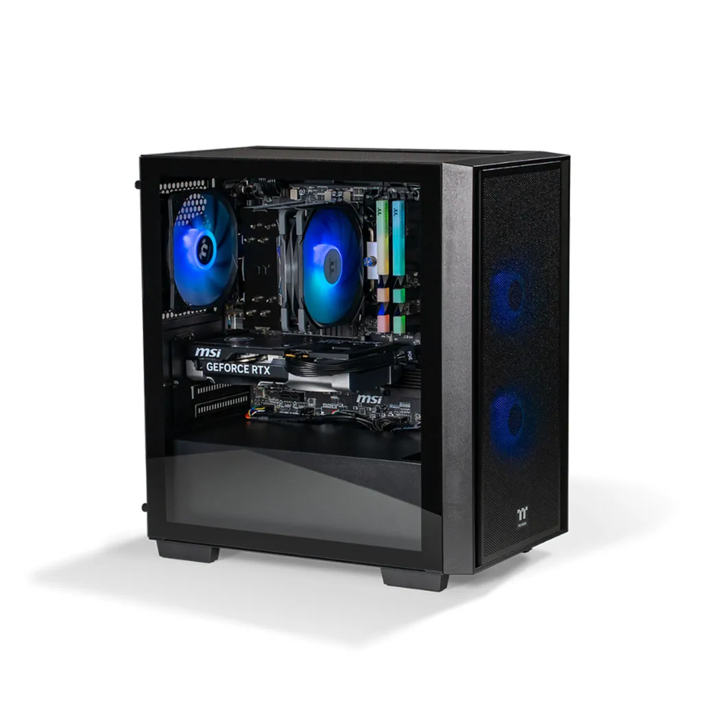 Thermaltake Genesis Ultimate V5 Desktop Gaming PC R5 5600XT 16GB 1TB RTX5060 W11H - Black Edition